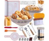 Sauerteigglas-Set – Starter-Set Mit Glas, Holzdeckel, Thermometer & Zubehör, Für Anfänger & Profis