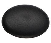Lamellenstopfen rund 40 mm Schwarz - PE Endkappen | EMFA