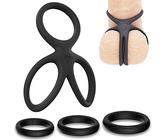 penisring mit hodenteiler Cockringe kaufen – Penisringe & Eichelringe für Extra-Kick main image 0