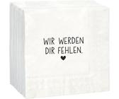 Servietten Abschied Ruhestand
