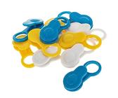 Lonimia Handtuchhalter Clips,6 Stück,Handtuchclips mit Schlaufe,Handtuch Clips Zum AufhäNgen AufhäNger Clips Handtuch Klammern für Kücher,Bad, Haushalt