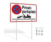 Parkverbotsschild Aus Aluminium - Parken Verboten Privatparkplatz 42 X 31 5 Cm Det 3735 Parkverbotsschild Aus Aluminium - Parken Verboten Privatparkplatz 42 X 31 5 Cm Det 3735