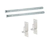 Bande D'angle KeyMet – 800 X 300 X 50 Mm – Noir – 2 Pièces – Pour Porte Ruban 16 Mm