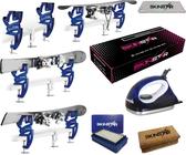 SkinStar Skiwachs Set 11-teilig - Komplettset Mit Wachseisen, Bürsten & Wachs