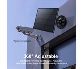 5W Solarpanel Für Überwachungskamera – USB & USB-C, IP65 Wasserdicht, Drehbar, Für DC 5V Kameras (nicht Kompatibel Mit Arlo/Ring