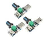 PWM Lüfterregler 5V USB-C – 4-polig, 25 KHz, 0-100% Drehzahlregelung, Für PC & DIY Kühler