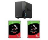 Synology DS225+ NAS Bundle Con 2x4TB WD Red Plus - 2 Bay, Processore Intel Celeron, 2.5 GbE, Per Casa E Piccolo Ufficio