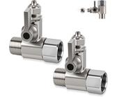 1/4″ & 1/2″ Auf 3/8″ Wasseranschluss-Kugelhahn – Absperrventil Für Osmoseanlagen – Messing-Adapter
