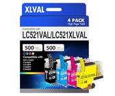 LC521VAL Druckerpatronen Set 4er kompatibel für Brother DCP-J1260W – O