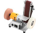Toplionace Bandschleifer 220V/350W – 125 Mm Scheibe, 25x762 Mm Band, 2850 U/min, Verstellbarer Tisch, Für Holz/Metall/Kunststoff