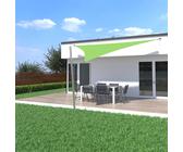 sonnensegel meterware mit ösen Rechteckig 140 x 260 cm Uv-Schutz Windschutz Sonnenschutznetz Garten-Schattenplane Reißfest für Carport Pflanze Pergola Zaun Außen, Weiß Sonnensegel inkl. Befestigungsmaterial - Grösse:XL decoratieve schaduwdoek