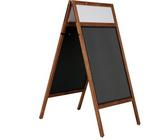 Outdoor wasserdicht Kundenstopper mit zwei schwarz Kreidetafel- Holz -Rustical Aufsteller Outdoor wasserdicht Kundenstopper mit zwei schwarz Kreidetafel- Holz -Rustical Aufsteller