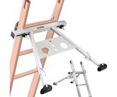 Leiter-Stabilisator & Dachhaken-Set - Verstellbar, Mit Werkzeugablage, 150 Kg