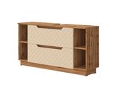 Royo Wastafelonderkast Vora 80cm - Hickory Natuur - Met 1 Lade - 80x40x45cm