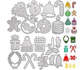 Karten-Kunst Stanzschablone „Frohe Weihnachten“ – Mit Outline, Größe 9,4x1,9 Cm, Für Alle Stanzmaschinen