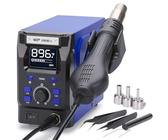 WEP 948D-III2in1 Digitale professionelle Entlötstation 110W Vakuumpumpe Lötgerät WEP 948D-III2in1 Digitale professionelle Entlötstation 110W Vakuumpumpe Lötgerät