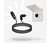 Wieland Anschlussset Für Balkonkraftwerk – 5m, Einspeisesteckdose, Wieland Stecker & Betterie Stecker, Für Micro-Wechselrichter (Deye, Hoymiles)