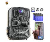 KJK Caéra de Chasse 4K 84P WiFi avec Carte SD 64GB