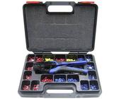 Crimpverbinder Elektro Set Zuxbolf 200 Stoßverbinder Aus Messing, Unisoliert – Quetschverbinder Set BN0.75 Bis BN8 Für 0,5-10mm² Kabel, Inkl