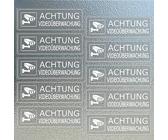Aufkleber ACHTUNG VIDEOÜBERWACHUNG Auto Kamera nicht anfassen dont touch matt Aufkleber ACHTUNG VIDEOÜBERWACHUNG Auto Kamera nicht anfassen dont touch matt