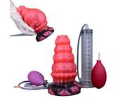 Umschnalldildo mit Spritzfunktion