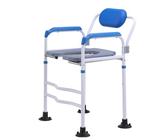 Carex E-Z Lock Raised Toilet Seat With Handles, 5" Toilet Seat Riser With Arms, Handicap Raised Toilet Seat For Seniors And Elevated Toilet Seat