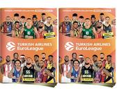 2024/25 Turkish Airlines EUROLEAGUE Panini – Boîte Officielle 36 Pochettes, 180 Stickers Basket