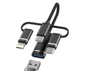Mini Adaptateur Lightning Vers USB-C Femelle Dlig - Pour IPhone 11 à 13 Pro Et X - OTG, Charge Et Données