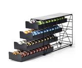 RAMIEYOO Organisateur Capsules Nespresso Vertuo – Plateau Acrylique 36 Dosettes, Rangement Tiroir Cuisine & Bureau