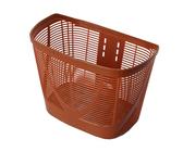 Panier De Vélo Rétro En Osier Fait Main Avec Sangles En Cuir - Parfait Pour Courses Et Pique-Niques