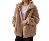 CEHVOM Veste à Capuche Zippée En Peluche Chaude Pour Femmes Grande Taille Hiver