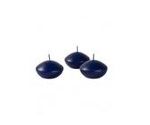 Bougies Flottantes Citrouille - Lot De 20, Diamètre 4,5 Cm, Hauteur 2,7 Cm - Fabriquées En Italie, Sans Fumée Ni Parfum
