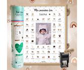 Cadre photo Ours 18x18 cm en bois beige - Leroy Merlin