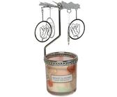 Ensemble cadeau petite bougie et carrousel animé heart and home