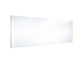 TMK Plaque de recouvrement de cuisinière, 80 x 52 cm, 1 pièce, pour cuisinières électriques ou à induction, anti-éclaboussures, planche à découper décorative, noire