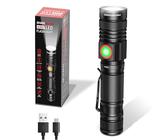 Lampe Frontale LED , Torche Frontale USB Rechargeable Puissante Etanche Phare 2000 Lumens 2 Pieces Lampe De Travail Pour Casque 98179351