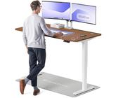 Bureau Assis-Debout Blanc 160x80 Cm - Table Réglable En Hauteur, Bon État