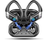 ISpchen Oreillette Bluetooth 5.2 Sport Sans Fil - Écouteur Mono Universel, Main Libre, Réduction Bruit, Idéal Sport Et Bureau