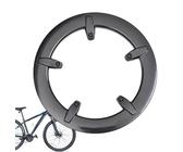 Freneci Couvercle Protection Chaîne VTT Vélo 52 Dents BCD130 Carré - Argent
