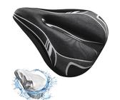 Selle Vélo Gel Confort – Noire – Universelle VTT/VTT/Route – Antidérapante