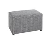 Banc De Rangement Abician Avec Accoudoirs - Coffre Salon Gris | Banquette Rangement Entrée