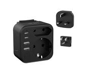 Hoppac Adaptateur Francais, France vers UK avec Prise Anglais European and Schuk Hoppac Adaptateur Francais, France vers UK avec Prise Anglais European and Schuk