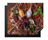 Tapis Protection Plaque Induction 59x52cm Herbes Épices - Décoration Et Protection Cuisine