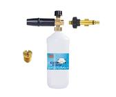 Kit Adaptateur Pour Nettoyeur Haute Pression 3500 PSI - 1 Buse à Mousse + 5 Embouts Pulvérisation - Compatible Sterwins, Parkside, Lavor, Etc.