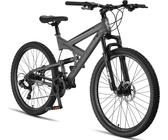 VTT Homme Intense 26 Pouces, Double Suspension, Freins à Disque, Cadre Noir - état Propre