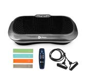 Bluefin Fitness Plateforme Vibrante 3D – Double Moteur Oscillant + Vibrant, 180 Niveaux, Bluetooth, Télécommande, 5 Programmes