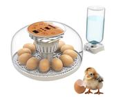 Couveuse Œufs Automatique 12-16 Œufs – Retournement & Humidification Auto, Pour Poules, Cailles, Oies