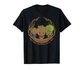 Deadpool I Am Groot T-Shirt Manches Courtes Noir L