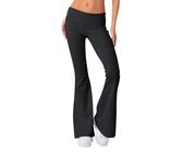 Pantalon Évasé Jazz Danse Fille – Pantalon Patte D’Éléphant Large Taille Élastique – Moderne Hip Hop Yoga Pilates 3-14 Ans