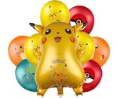 Pokémon TCG Pièce Jumbo Pikachu 25ème Anniversaire – Édition Gold Starlight, En Plastique Métallisé, Collection Limitée